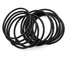 Кольца для штор Decor Collection d=58мм черный 12штук/уп KDS-