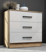 Комод Адель Дуб вотан/Белый