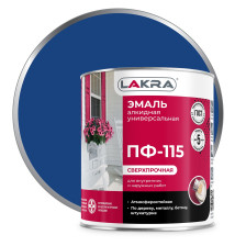 Эмаль ПФ-115 синяя (2,8кг) Лакра