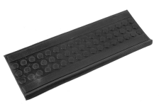 Коврик напольный на ступеньку Монетка 25х75см