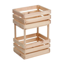 Ящик для овощей 30х40х60см два уровня деревянный 5302079