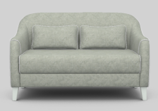 Диван Комфорт-4 Plush Silver,снег (кат4)