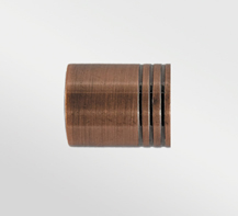 Заглушка DIY 16мм Медь антик 400