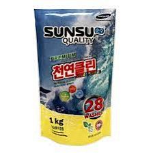 Стиральный порошок SUNSU Q 1,1кг для цветного белья 31 стирка бесфосфатный