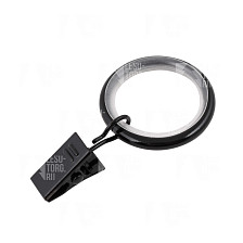 Кольцо D19 Бесшумное с зажимом Черный (10шт)