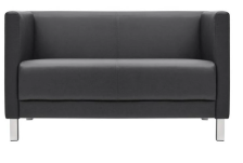 Диван Атланта М-01 2-х местный Oregon-16 черный