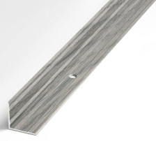 Порог Лука ПУ05-1 внутрений угол 1,8м дуб муссон грей (050) 20х20 мм