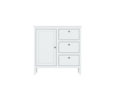 Тумба "ЕВА" KOM1D3S/95 Белый 98,5х96х35см