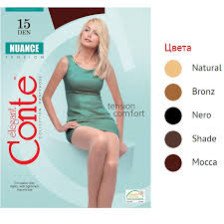 Колготки Conte Nuance 40 den р4 naturel