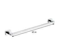 Полотенцедержатель одинарный BRUKLIN BR-86001 хром
