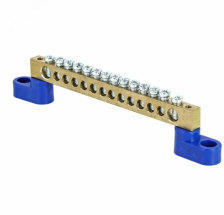 Шина нулевая  N 105.63.14 ЭКФ "Стойка" 2 изолятора sn1-63-14-2