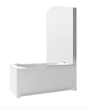 Ограждение душевое на ванну JY70PL рифленое стекло