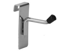 Крючок на решетку 50мм хром с наконечником