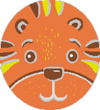 Ковер Киндер микс 17С31-ДЭ 50911 7 1,0х1,0м круг 