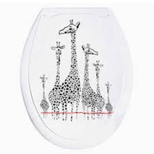 Сиденье для унитаза NNN-Exclusive Фотопринт ЖИРАФЫ