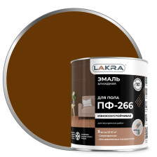 Эмаль ПФ-266 желто-коричневая (3кг) Лакра