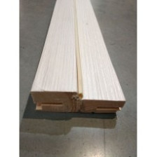 Коробка дверная телескоп с уплотнителем 75х31х2100мм Эш Вайт (Schlager)