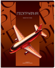 Тетрадь предметная 48 л BG Темное стекло География