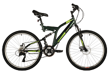 Велосипед FOXX 26" FREELANDER зеленый, сталь, размер 18"
