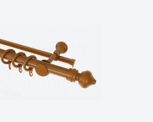 Карниз металлический d28 мм СКАНДИНАВИЯ СК-1Ш Вишня Дельфа 016 3,0м