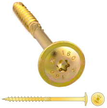 Саморезы для дерева 8,0х300 прессшайба желтый цинк HIMTEX TX40