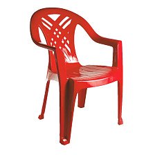 Кресло пластмассовое красное Престиж-2 Стандарт 