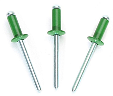 Заклепка 3,2х8 RAL 6002 зеленая 50шт