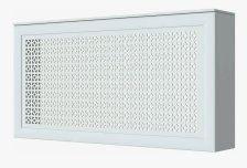 Экран с коробом Simple 610х700х160 Верон белый профиль 55мм белый
