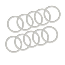 Комплект колец 19мм СФ-19-400-32 цвет белый пиано (10 шт)