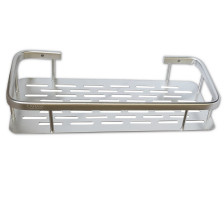 Полка алюминиевая САНАКС прямая 1-ярусная с литым дном 75066 