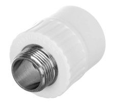 Муфта полипропиленовая комбинированная D32-3/4 наружная резьба Vekplast