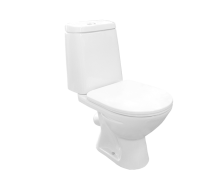 Унитаз Компакт Сканди Люкс белый с сиденьем микролифт
