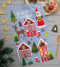 Полотенце рогожка Доляна Волшебного счастья 4389630 35х60