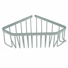 Полка нерж сталь САНАКС угловая пятиугольная 1-ярусная 22см хром 75037