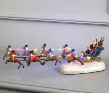 Фигура новогодняя Рождественские сани LED 38х12см 5133384