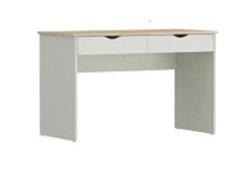 Стол письменный "Стелс" Р386.02 Дуб Бунратти+Белый