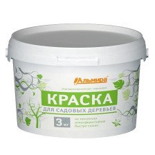 Краска для садовых деревьев 3кг Альмира