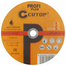 Круг отрезной по металлу 150х1,6х22 Cutop Profi Plus 50-413