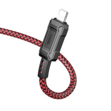 Кабель Hoco X94, Lightning - USB, 2.4 А, 1 м, передача данных, ПВХ, красный 9881499
