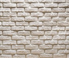 Камень декоративный "Голицынский кирпич Белый" (0,5м2 с расшивкой, 41шт) (Брянск) ФК