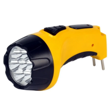 Фонарь Smartbuy ручной SBF-86-Y (аккумулятор 4V 0.8 Ah) 7 светодиодов желтый/пластик, вилка 220V