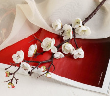 Ветка сакуры 3х60 см, белый 3004469