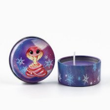 Свеча Новогодняя Для чудес аромат Ваниль 4,8см