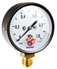 Манометр 1/2" Ду-100 0-10 бар ТМ-510Р
