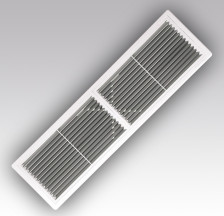 Решетка 450х130 вентиляционная, переточная односторонняя (4513РП )