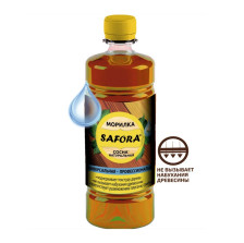 Морилка профессиональная неводная "Натуральная сосна" (0,5л) SAFORA