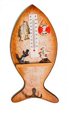 Сувенир-вешалка УДАЧНАЯ РЫБАЛКА с термометром 2814см 200784