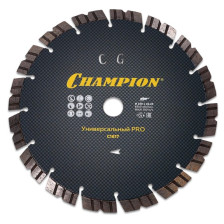Диск алмазный CHAMPION универсальный PRO 230/22,23/12 Marathon (бетон, гранит, ж/б, тверд кирпич)
