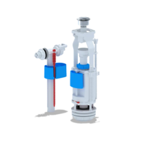 Арматура для унитаза боковой подвод 1/2  металл/пластик эконом АНИ WC3050М