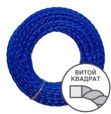 Леска Хопер PRO-SPIRE крученный квадрат 3,5 мм х 3LB 164 м блистер синяя